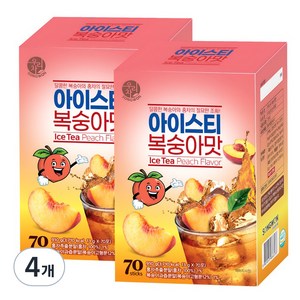 우리차 아이스티 복숭아 분말, 13g, 70개입, 4개