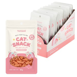 탐사 고양이 간식 스낵, 40g, 혼합맛(연어/새우/..., 12개