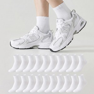 삭스판다 20켤레 남성용 발이 편한 카바 밴딩 중목 양말