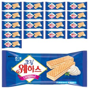 해태제과 크림웨하스, 50g, 18개