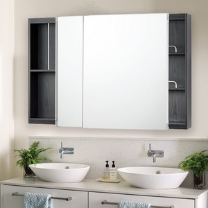 두진바스 욕실 슬라이드장 DJ-1200B 방문설치, 1200 x 800..., 블랙, 1개