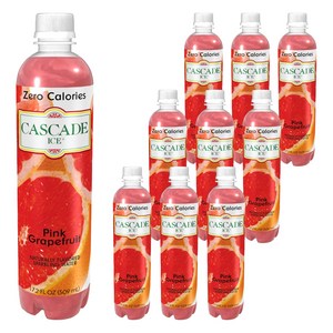 캐스케이드 스파클링 에이드 자몽, 509ml, 10개
