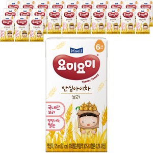 매일유업 요미요미 안심아이차 125ml, 24개, 1개입