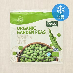 퀵쿠킹 유기가공식품 인증 완두콩 (냉동), 600g, 1개