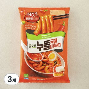 풀무원 밀 누들 국물떡볶이 2인분, 423.5g, 3개