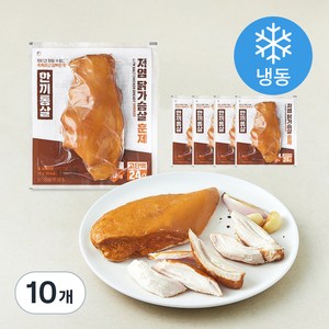 한끼통살 닭가슴살 저염 훈제 (냉동), 100g, 1개입, 10개