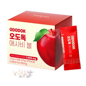 뉴트리모션 비타바이트 오도독 애사비볼 애플사이다비니거 사과초모식초 30p, 30회분, 1개