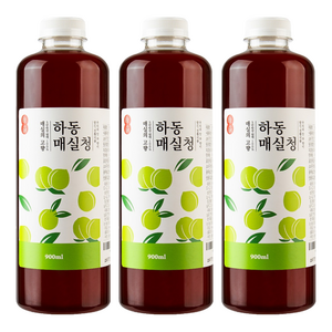 하동 매실청, 900ml, 3개