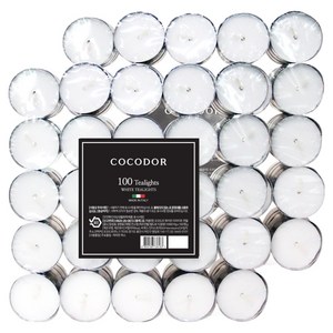 코코도르 화이트 티라이트 캔들