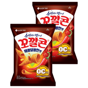 꼬깔콘 매콤달콤한맛, 67g, 2개