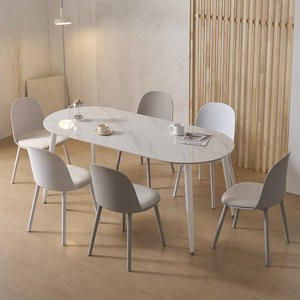 파로마 루미 1800 세라믹 식탁 + 의자 6P 세트 6인용 방문설치