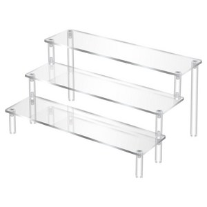 계단형 아크릴 피규어 전시 3단 진열대 40cm