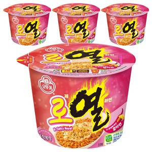 오뚜기 로열라면 100g, 4개