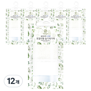 올레비엔 사계절 옷걸이형 습기제거제, 150g, 12개