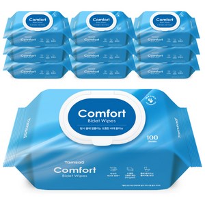 탐사 두꺼워도 물에 잘풀리는 도톰한 비데티슈 피부 저자극 인증, 100매, 70g, 10팩