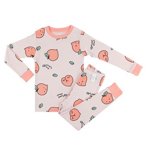 메이키즈 아동용 피치피치 30수 후라이스 상하의 세트