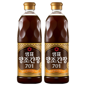 샘표 양조 간장 701, 860ml, 2개