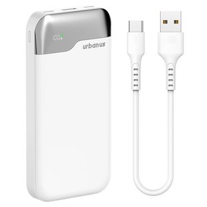 어반어스 PD 27W 초슬림 LCD 보조배터리 20000mAh C타입