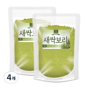 퓨어영 새싹보리 분말, 4개, 500g