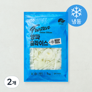 냉동GO 양파슬라이스 (냉동), 1kg, 2개