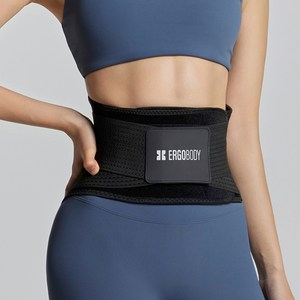 에르고바디 핏유어코어 스포츠 허리보호대, M, 블랙, 1개