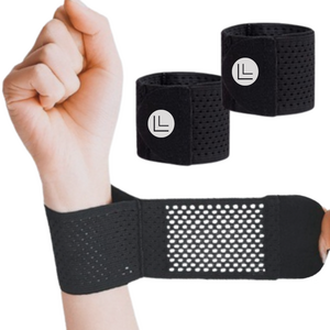 관절가이드 초경량 슬림 손목보호대, FREE(22 x ..., 블랙, 2개