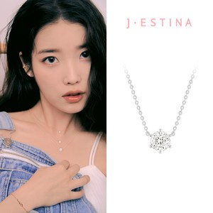 제이에스티나 여성용 WHITEMOND 14K 목걸이 JJMBNQ1BS500W4420 + 쇼핑백