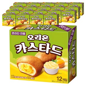 오리온 카스타드 12개입, 288g, 20개