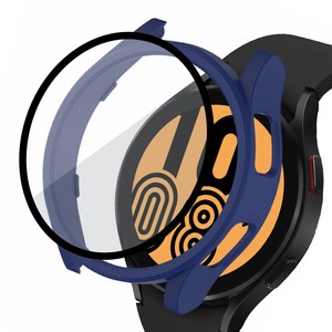 루아러블 갤럭시워치 액정 보호 강화유리 풀커버 케이스