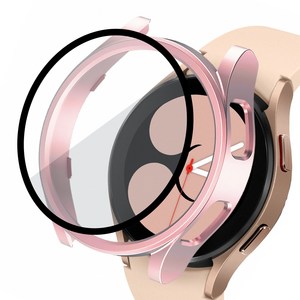 루아러블 갤럭시워치 액정 보호 강화유리 풀커버 케이스
