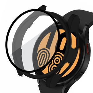 루아러블 갤럭시워치 액정 보호 강화유리 풀커버 케이스