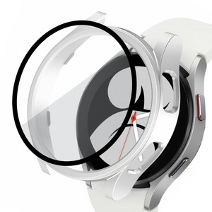 루아러블 갤럭시워치 액정 보호 강화유리 풀커버 케이스