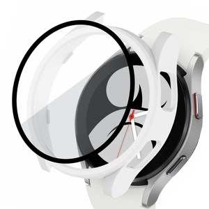 루아러블 갤럭시워치 액정 보호 강화유리 풀커버 케이스