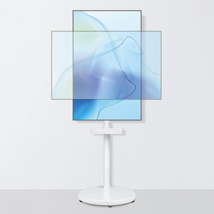 홈플래닛 삼탠바이미 M5 M7 호환 TV 모니터 수납선반 스탠드 화이트