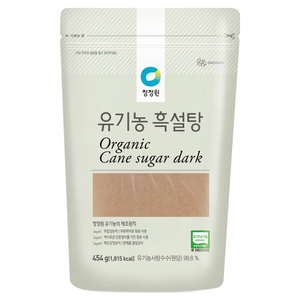 청정원 유기농 흑설탕, 454g, 1개