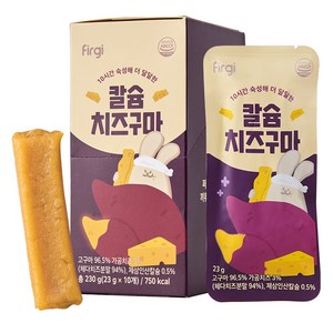 퍼기 허니 칼슘 황금 고구마 간식 과자 10p, 치즈 고구마, 230g, 1개