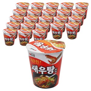 농심 새우탕컵 67g, 24개