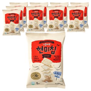 기름제로현미칩 국산, 60g, 10개