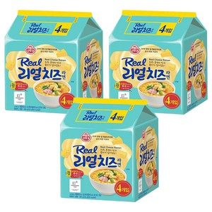 오뚜기 리얼치즈라면 135g, 12개