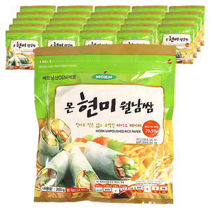 MORN 현미 월남쌈, 200g, 25개