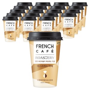 프렌치카페 로스터리 에스프레소 라떼, 250ml, 20개