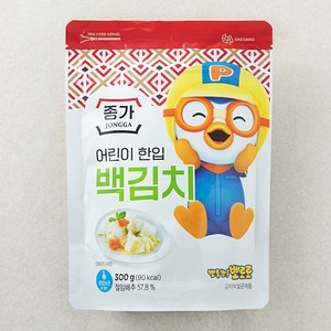 종가 어린이 한입 백김치, 300g, 1개