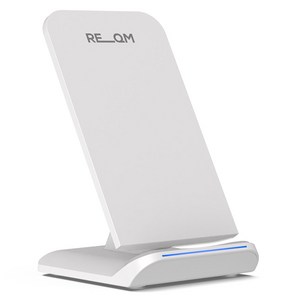 리큐엠 15W 고속 무선충전기 스탠드타입 QWC-Q1500