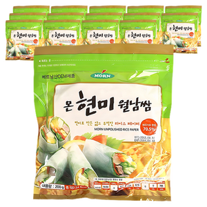 MORN 현미 월남쌈, 200g, 15개