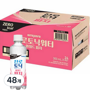 진로 토닉워터 와일드 피치 제로 칼로리, 48개, 300ml