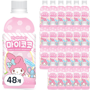 마이멜로디 마이코코 복숭아맛, 340ml, 48개