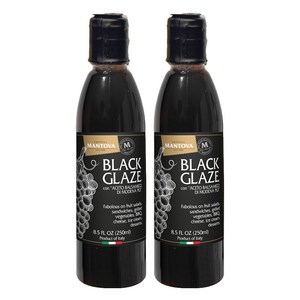 만토바 블랙 발사믹 글레이즈 소스, 250ml, 2개
