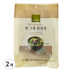 ORGA 한 그릇 된장국 5개입, 40g, 2개