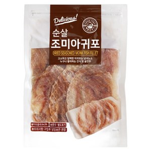 해맑은푸드 조미 순살 아귀포, 300g, 1개