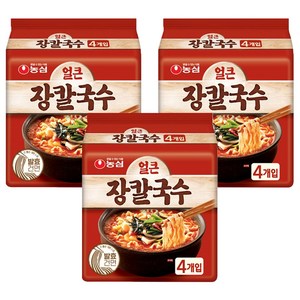 농심 얼큰 장칼국수 103g, 12개